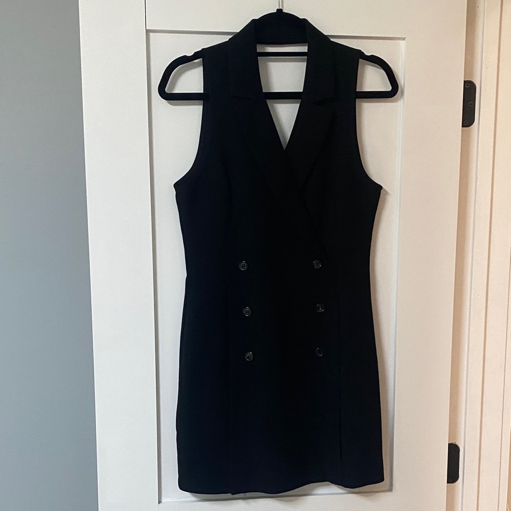 NWOT black blazer dress
